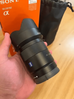 Lente Sony 55mm 1.8 Zeiss Sonnar T* - Full Frame - Image 2