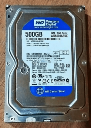 HD Western Digital 500Gb Pc