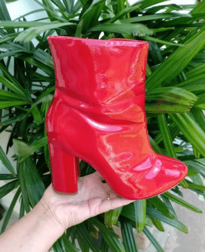 Bota verniz vermelha Tam 34 - Image 2