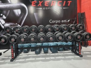 Mesa de Dumbbell Exercit Esportes em 10 x sem juros/ Conjunto do 12 ao 30 kg - Image 6