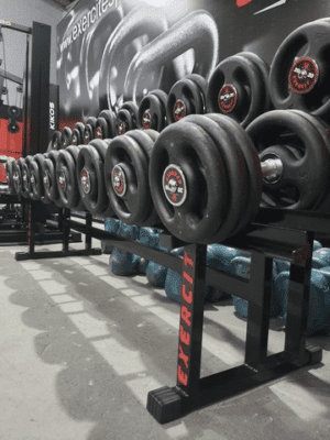 Mesa de Dumbbell Exercit Esportes em 10 x sem juros/ Conjunto do 12 ao 30 kg - Image 4
