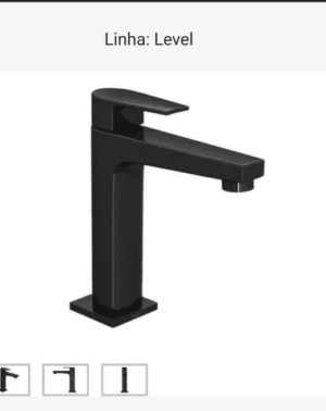 Torneira deca 1193 Level Black Noir - Image 3
