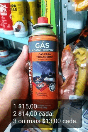 Gás fogareiro