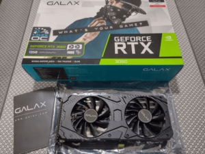 Placa de Vídeo GeForce RTX 3060 12gb Galax 1-click OC
