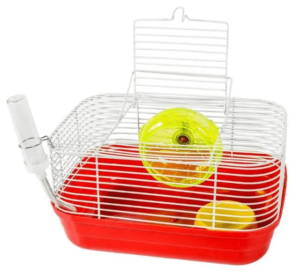Gaiola Hamster Top Star Completa Bebedouro Comedouro Rodinha