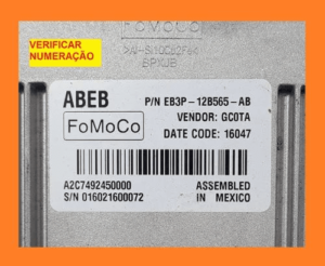 Módulo Câmbio Ford Ranger 3.2 Diesel A2c *0 - Image 3