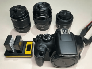 Camera canon + 3 lentes - Image 3