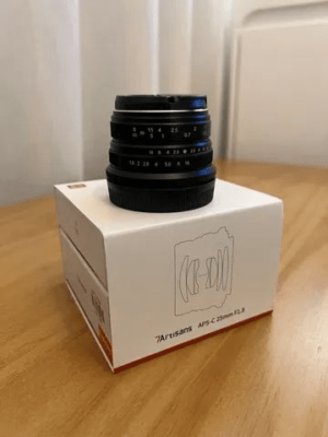 Lente 25mm F1.8 APS-C manual 7artisans