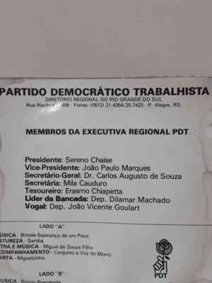 Long Play ( LP de vinil )antigo do candidato Leonel Brizola à Presidência - Image 3