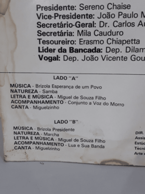 Long Play ( LP de vinil )antigo do candidato Leonel Brizola à Presidência - Image 2