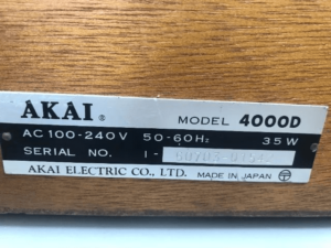 Gravador de Rolo Akai 4000 D - Image 4