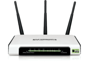 Roteador Wireless 300mbps Tp-link 2.4Ghz TL-WR941ND Wi-fi 3 Antenas - Acompanha Fonte