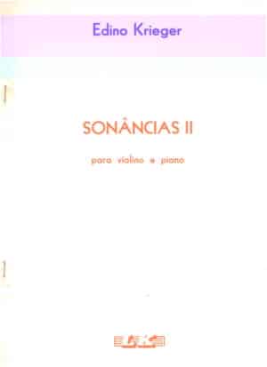 Partitura - Sonâncias II - Para piano e violino.- Cód.118 -